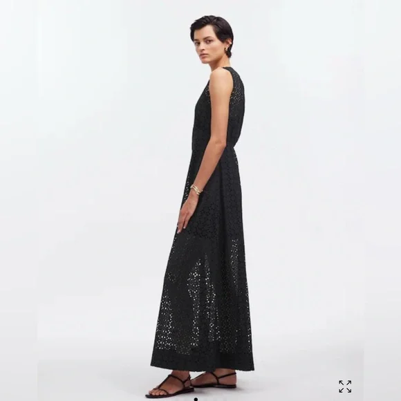 Madewell Eyelet V-Neck Maxi Dress - Picture 2 of 7
